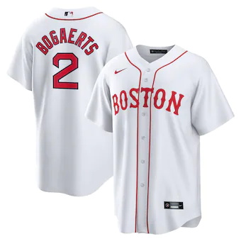 mens nike xander bogaerts white boston red sox 2021 patriot